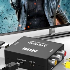 RCA AV to HDMI HD Converter Composite CVBS Video Adapter Wii NES SNES