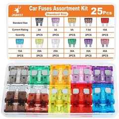 300Pcs Car Fuse Assortment Kit, 160 Mini Blade Fuses Automotive + 90 Standard