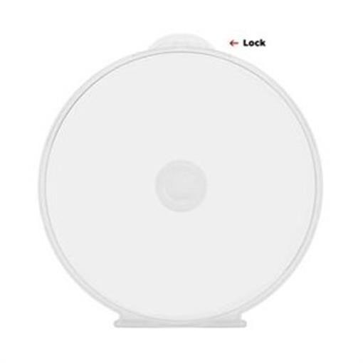 200 Clear CD DVD R Disc Clam C Shell PP Poly Plastic Storage Case 5mm with Lock