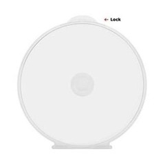 200 Clear CD DVD R Disc Clam C Shell PP Poly Plastic Storage Case 5mm with Lock