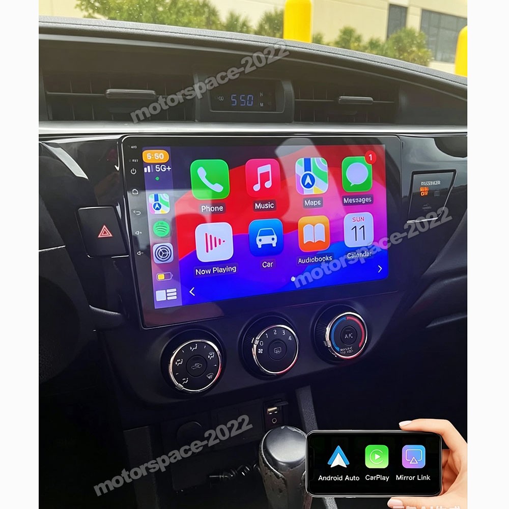 Apple Carplay For Toyota Corolla 2014-2016 Android 15 Car Stereo Radio GPS WIFI