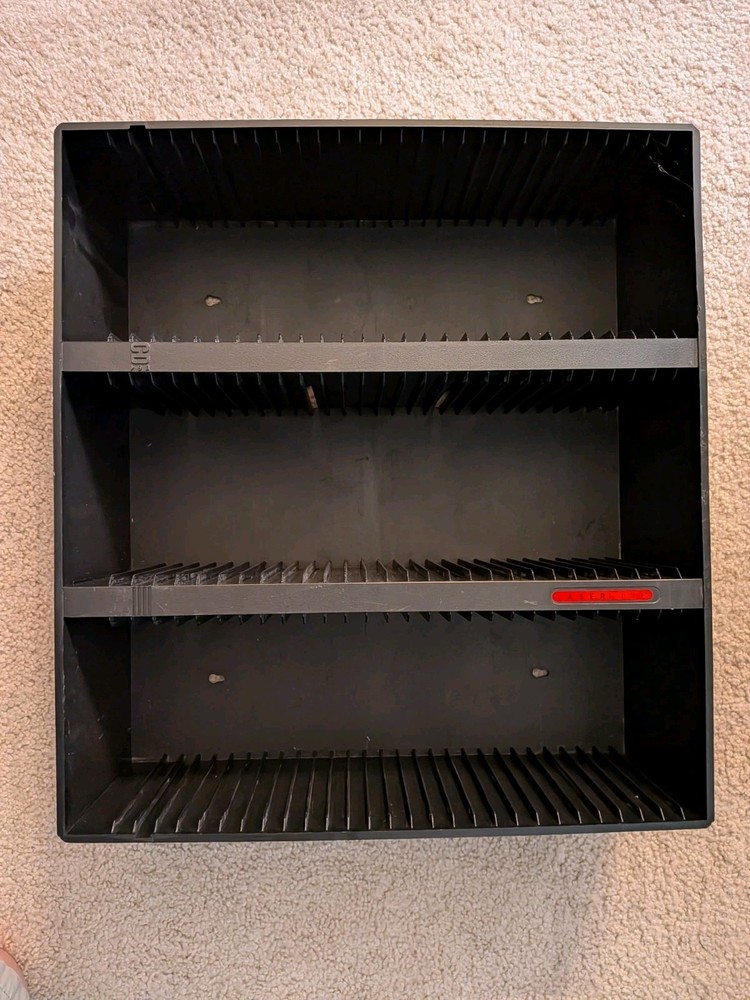 Laserline 90 CD Storage Rack. Wall Mountable, Shelf, Or Desktop. Holds 90 CD’s.