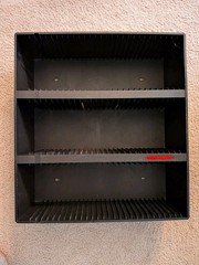 Laserline 90 CD Storage Rack. Wall Mountable, Shelf, Or Desktop. Holds 90 CD’s.