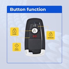 Replcament Key Fob Compatible with EcoSport 2018-2023 FCC M3N-A2C93142300