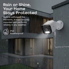 Geeni Hawk 3 Ultra 2K Wi-Fi Outdoor Cameras w Alexa Google Voice Control  2 Pack