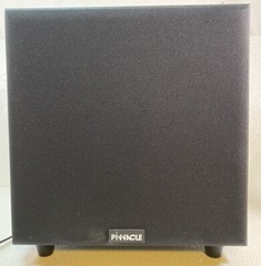 Pinnacle Powered 10” Subwoofer Black 13”X13”X13” 200W Tested