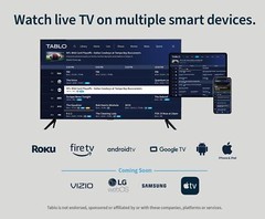Tablo 4th Gen 2-Tuner OTA DVR – Record Broadcast TV, Free Streaming Channels, Wh