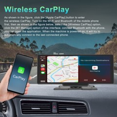 10.26″ 2K Car Wireless Apple CarPlay Android Auto FM Touch Screen Portable Radio