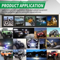 4inch 48W Spot Led Work Light Fog Reverse Cube Pod For Offroad Truck SUV ATV 12V