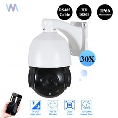 4 in 1 AHD/CVI/TVI/CVBS PTZ 2MP 30x Zoom IR Outdoor Speed Dome Security Camera