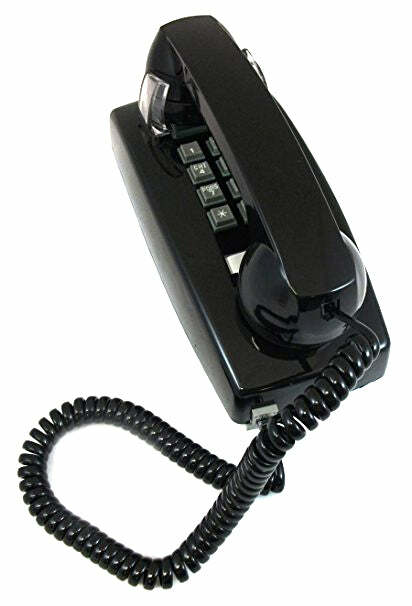 Cortelco 2554-VOE-BK 255400-voe-20md Wall Valueline Voe Black