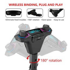 Bluetooth Car FM Transmitter MP3 Player Hands free Radio Adapter Kit USB Charger