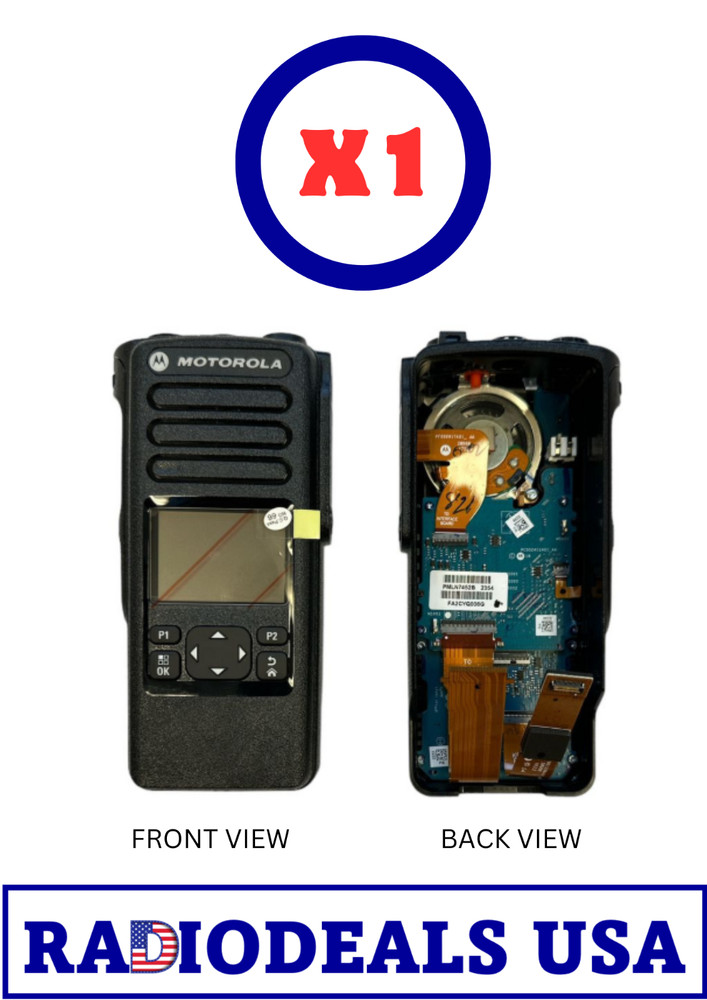 Motorola DP4601E Complete Plastic Housing Only – Black – PMLN7452A – 1PC