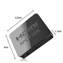 HDMI Splitter 1 in 2 out 4K, HDMI Splitter 1 To 2 Amplifier For Full HD 1080P 3D