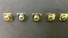 5pcs 5mm Amplifier Terminal Screws Square Washer POWER GROUND SPEAKER Amp Screw