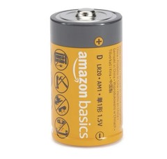 Amazon Basics D Cell Batteries 24 Pack Alkaline 1.5V All Purpose Long Shelf Life