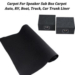 Car Subwoofer Box Carpet Video Bass Shelf Cover Auto Audio Trunk Liner Wrap Lot