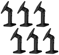 Black – 6 Pack Lot – Universal Wall or Ceiling Speaker Mounts Brackets fits BOSE