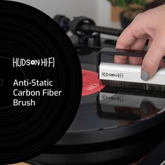 Hudson Hi-Fi Vinyl Anti Static Record Cleaner Brush Carbon Fiber Bristles