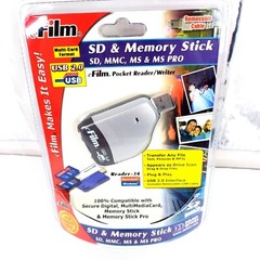 Delkin Devices eFilm Pocket Reader Writer SD & Memory Stick Brand New Sealed