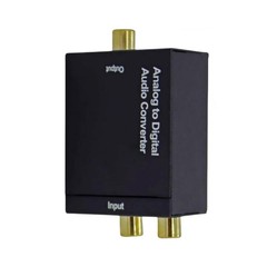 RCA to Optical Audio ADC 96KHz 24-bit Sampling Aluminum Body for Laptop/Receiver