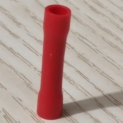 1000pcs Red Fully Insulated 22-16AWG Wire Crimp Butt Connectors Splice Terminals