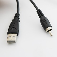 1pc USB 2.0 Type A Male to RCA Phono Male Plug Adapter Connector Cable 70cm