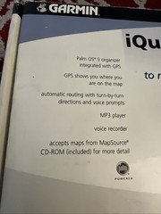 OEM Garmin iQue 3600 Integrated Handheld GPS Awesome Kit NOS Palm Pilot 🔥PDA