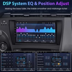 For Toyota PRIUS 2010-2015 Android 13 Carplay Car Stereo Radio GPS WIFI Navi 64G