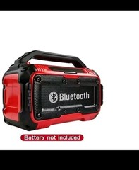 Portable Bluetooth Speaker with Handle, Rectangular, Blue/Black/Yellow/Red