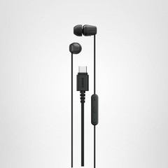 Sony IER-EX15C B Stereo Earbud Headphones Wired In-Ear Earphones USB-C (Black)