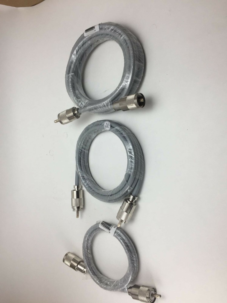3 pack 3FT 6FT 9FT RG-8x COAX COAXIAL CABLE LOW LOSS w/PL-259 CB HAM RADIO RG8