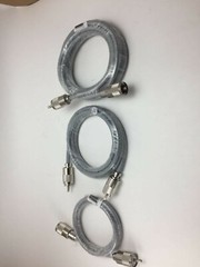 3 pack 3FT 6FT 9FT RG-8x COAX COAXIAL CABLE LOW LOSS w/PL-259 CB HAM RADIO RG8