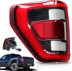 LED Tail Lights Compatible with Ford F150 2021 2022 2023 Raptor with Blind Spot