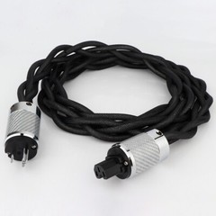 8N OCC HiFi Power Cable Silver Plated US AC Audio Main Power Supply Cable Cord