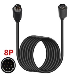 Seadream Mini Din 8 Pin Male to Female Extension Cable Mini Din 8 Core Audio/…