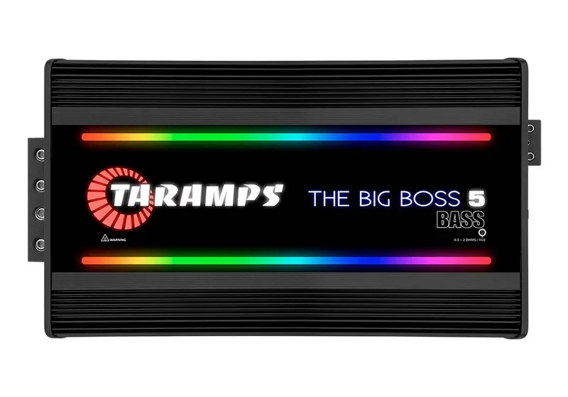 Taramps The Big Boss 5 BASS BLACK Multi-impedance Full Range Amp – 0.5 ~ 2 Ohm