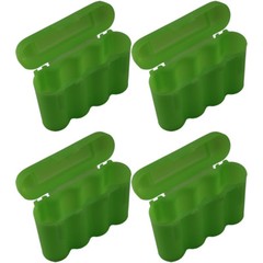 10 GREEN AA AAA BATTERY BATTERY PLASTIC STORAGE CASE HOLDER BOX USA SHIP