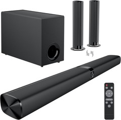 Cowin SoundBar for Smart TV, 120W Output with Subwoofer, Bluetooth 5.0, 3