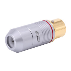 24K Gold Plated HIFI Audio Cable Plug Pure Copper XLR Connector Male Female