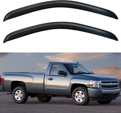 Window Visors Rain Guards for 2007 2007-2013 Silverado/Sierra 1500 Regular Cab
