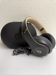 Beats by Dr. Dre Studio3 Wireless Headphones – Black & Gold – W/ Case & Cable