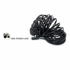 5M 16FT Male to Female 4-Pin Aviation Video Cable For Truck/Trailer/Bus