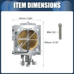 Vehicle Throttle Body Assembly, 70mm Throttle Body Actuator for Car Aluminum