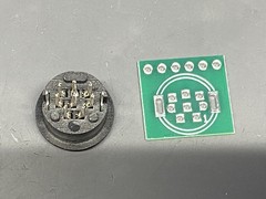 10 Pcs Replacement 8 Pin Mini DIN Mount Sockets Female & 10 PCB Boards