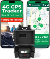 Tracki GPS Tracker with Waterproof Magnetic Mini Box and +3500mAh