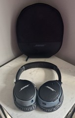 Bose SoundLink Around-Ear Wireless Headphones II Black Blue Bluetooth w/ Case