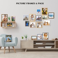 JDZIVTOP 9×11 Frame Rustic White, Distressed 11×9 Picture 9x11in, White