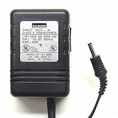 Diamond AC-DC Adapter 6VOLTS DC @ 500mA 1.3mm DC Power Plug
