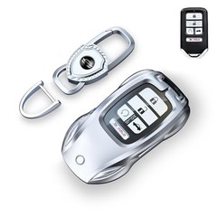 for Honda Key Fob Cover with Keychain – 2026 2025 Fashion Silver，for Honda-a